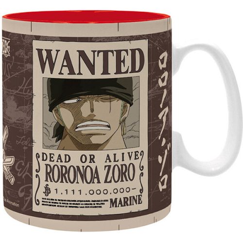 Hrnek One Piece - Zoro Wanted 460 ml Abysse Corp