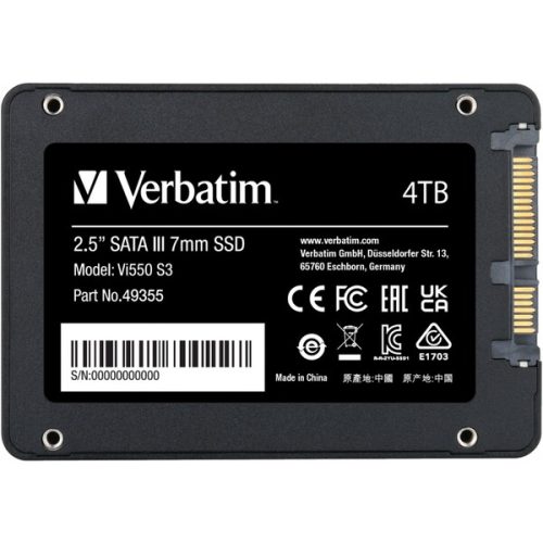 VERBATIM SSD Vi550 S3 4TB SATA III