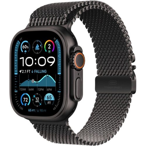 Apple Watch 49/46/45/44mm milánský tah z černého titanu M Apple
